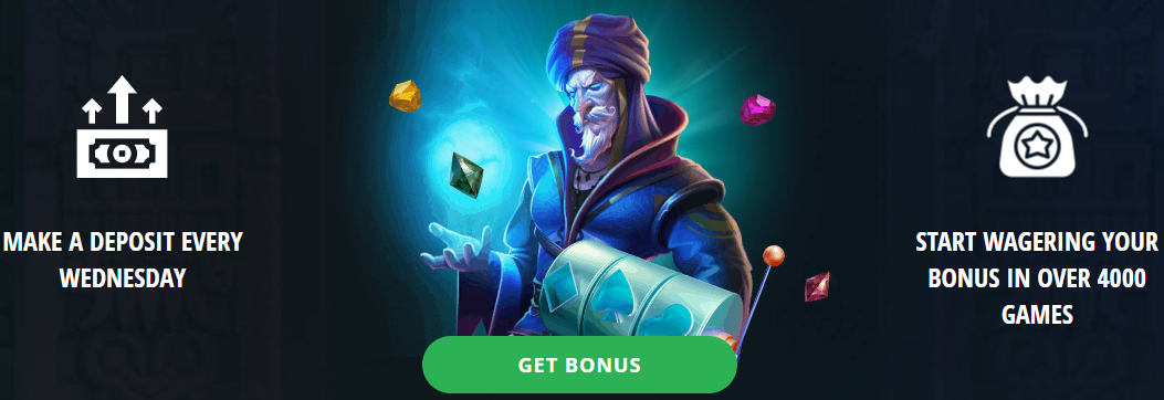 50% Bonus on Wednesday